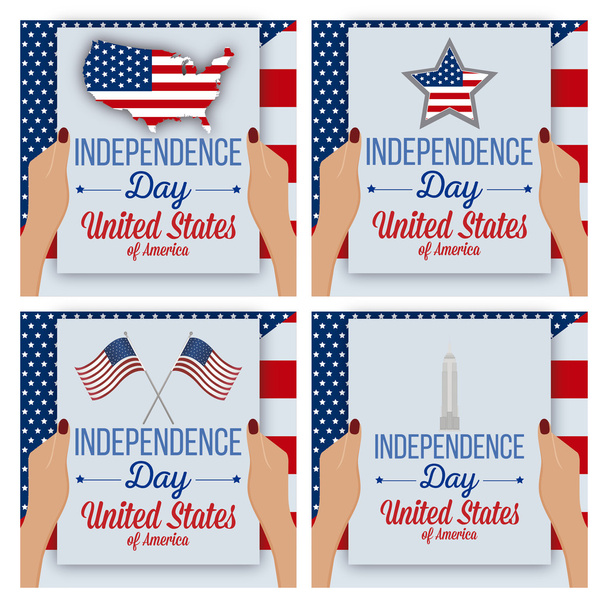Independence day - Vector, afbeelding