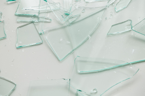 Broken glass close up - Foto, immagini