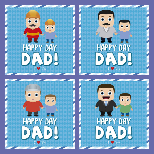 Father's day - Vector, Image