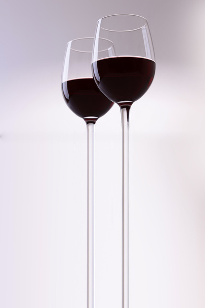 Two glasses with red wine - Фото, зображення