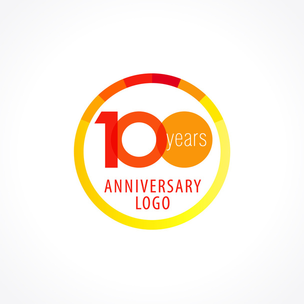 100 logo cercle anniversaire
 - Vecteur, image