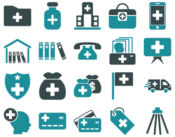 Medical icon set - Foto, afbeelding