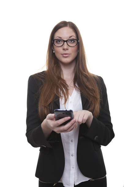 Businesswoman with smartphone - Photo, Image