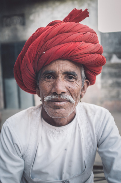 Rabari tribesman poses - Fotó, kép