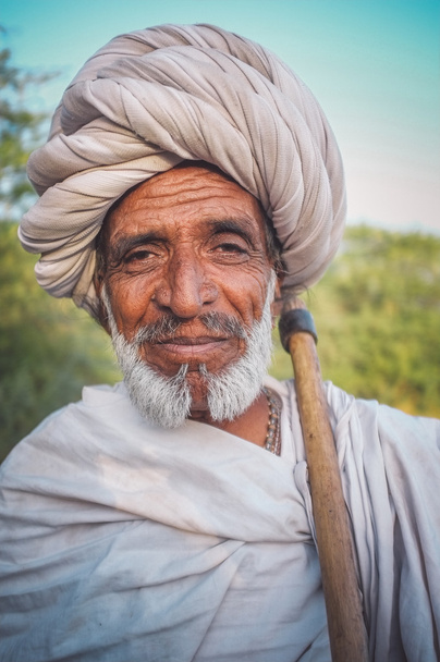 Rabari tribesman poses - Photo, image