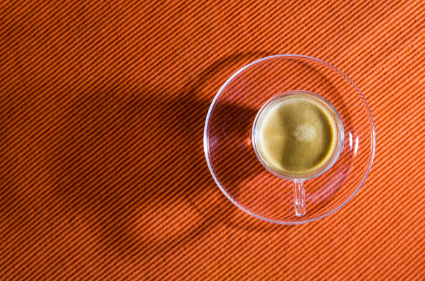 Top view of cup of coffee - Photo, Image
