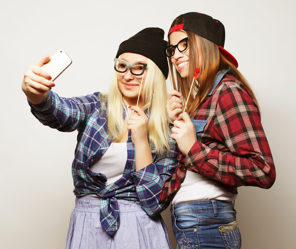 two young funny women - Photo, Image