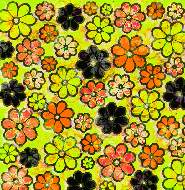 Graffiti psichedelici Flower Art Pattern
 - Foto, immagini