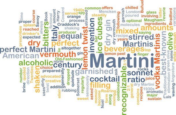 Martini achtergrond concept - Foto, afbeelding