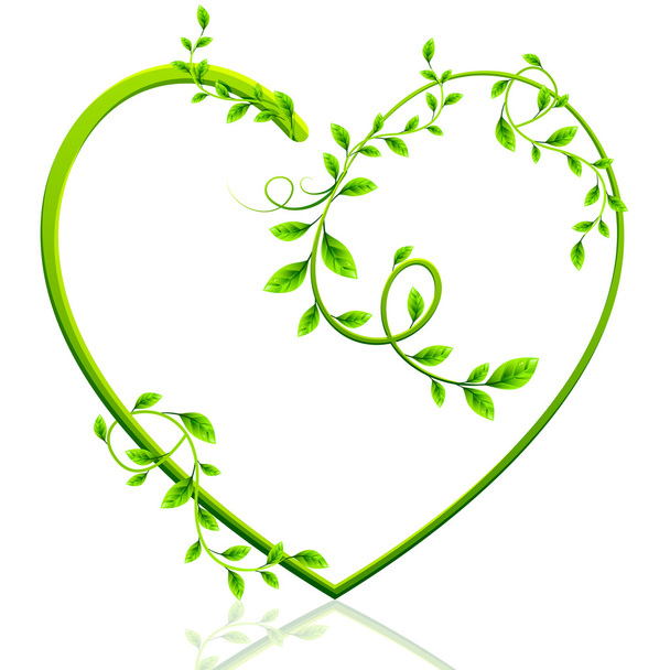 Green Heart - Вектор, зображення