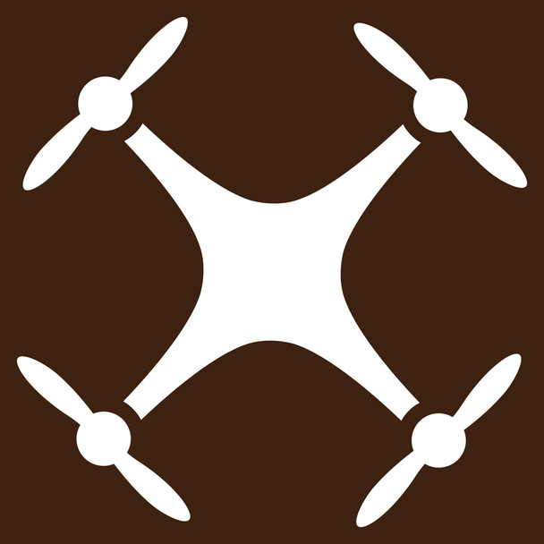 Quadcopter icon from Business Bicolor Set - Διάνυσμα, εικόνα