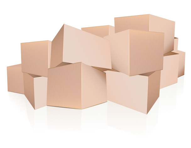 krabice haldy - Vektor, obrázek