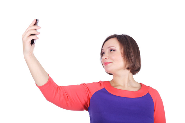 woman making selfie - Фото, зображення