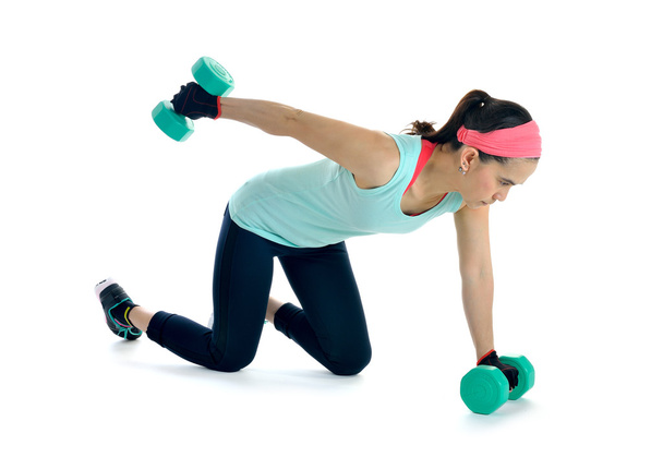 Woman exercising - Photo, image