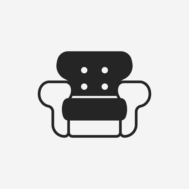 chair icon - Vetor, Imagem