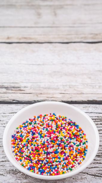 Colorful Sprinkle Cake Toppings - Foto, Imagem