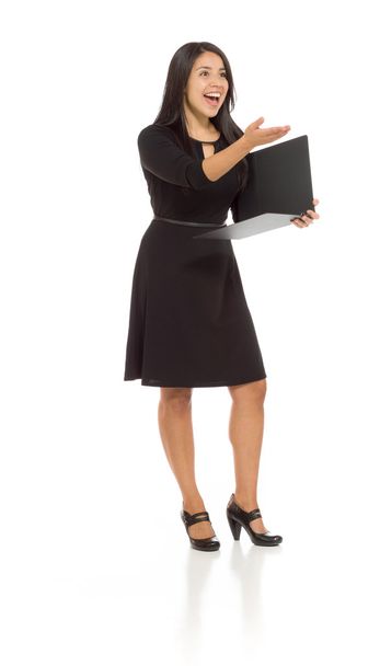 Beautiful Businesswoman with folder - Photo, image