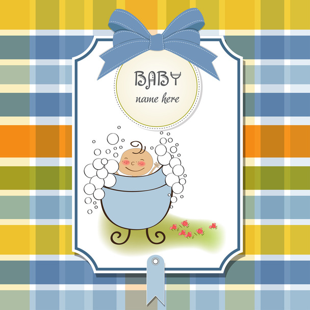 Bem-vindo baby card
 - Foto, Imagem