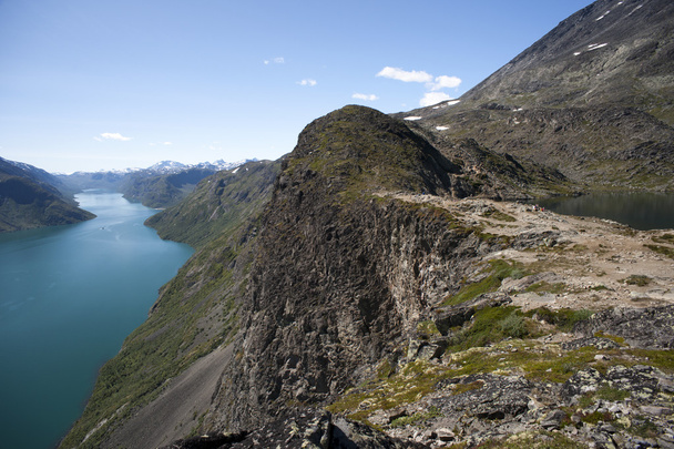 Besseggen ridge in jotunheimen nationaal park, Noorwegen - Foto, afbeelding