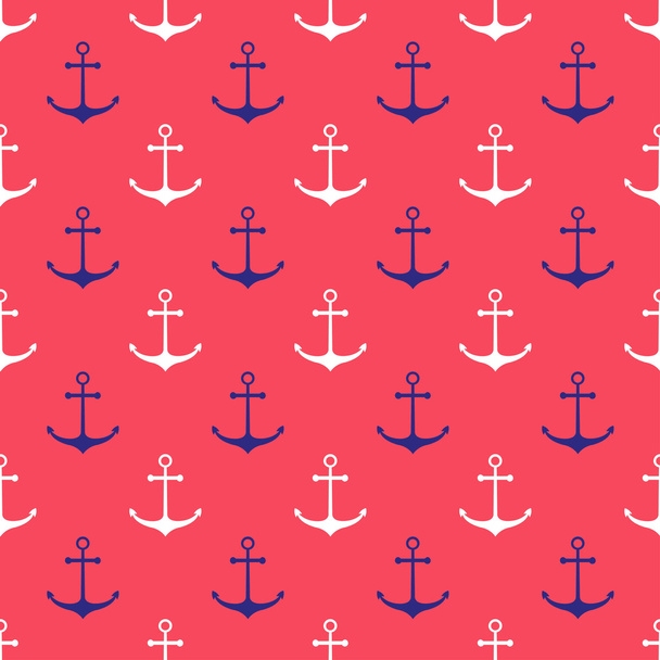 Seamless nautical pattern  - Wektor, obraz