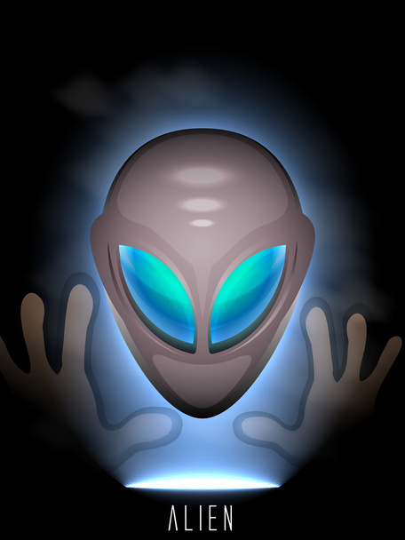 Alien humanoid - Вектор, зображення