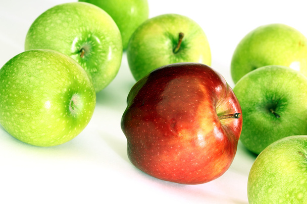 Red and green apples - Photo, Image