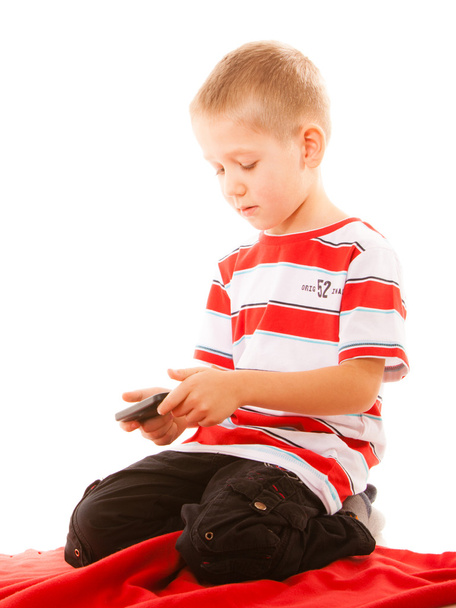Little boy playing games - Photo, image