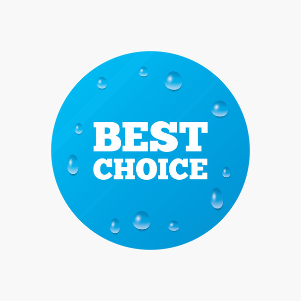 Best choice sign icon. - Vector, afbeelding