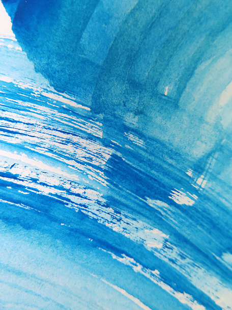 Abstract watercolor painted background - Foto, afbeelding