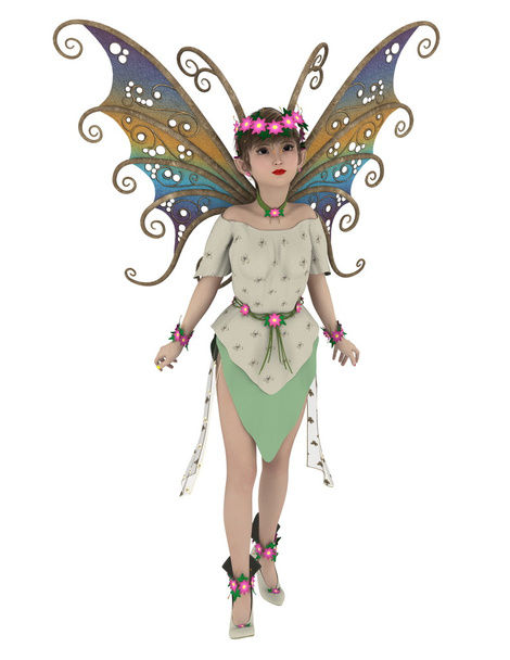 3D CG rendering of a fairy - Fotoğraf, Görsel