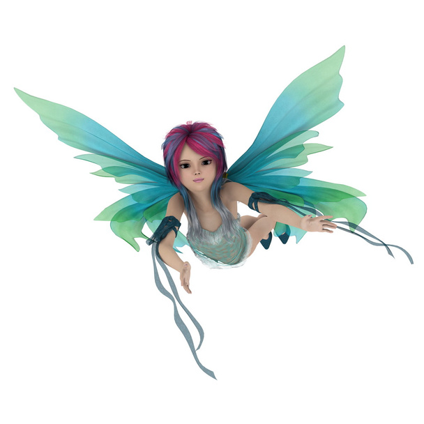 3D CG rendering of a fairy - Photo, image
