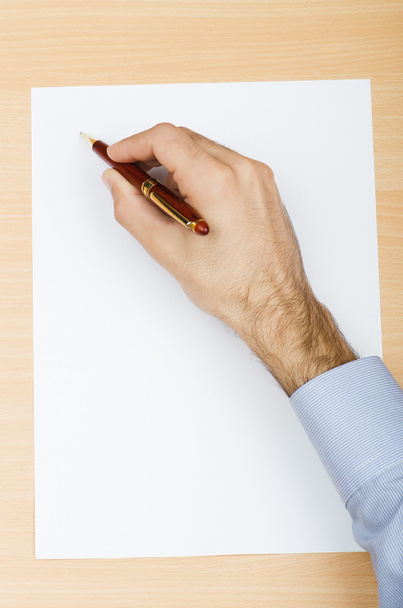 Hand writing a letter - Фото, изображение