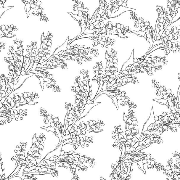 Букети з лінійних Квіти лілії Долина - Вектор, зображення