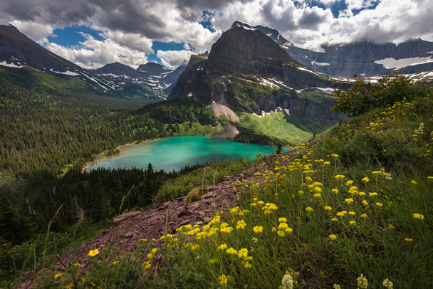 alpine lake Josephine - Photo, Image