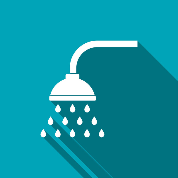 icon of shower - Vektor, Bild