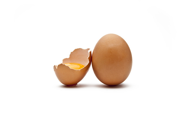 Zwei Braune eier - Fotoğraf, Görsel