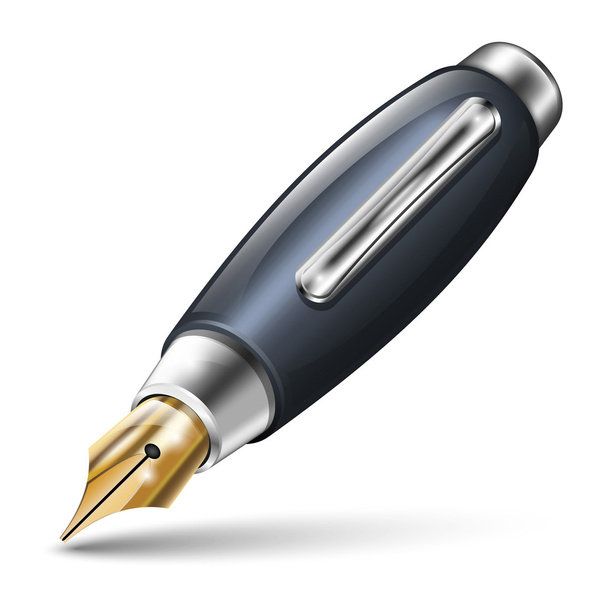 Fountain Pen Icon - Vetor, Imagem