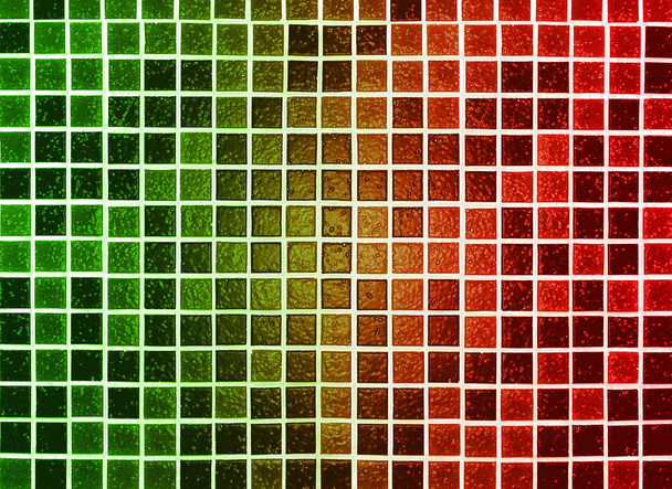 Green red background made of plastic - Foto, afbeelding