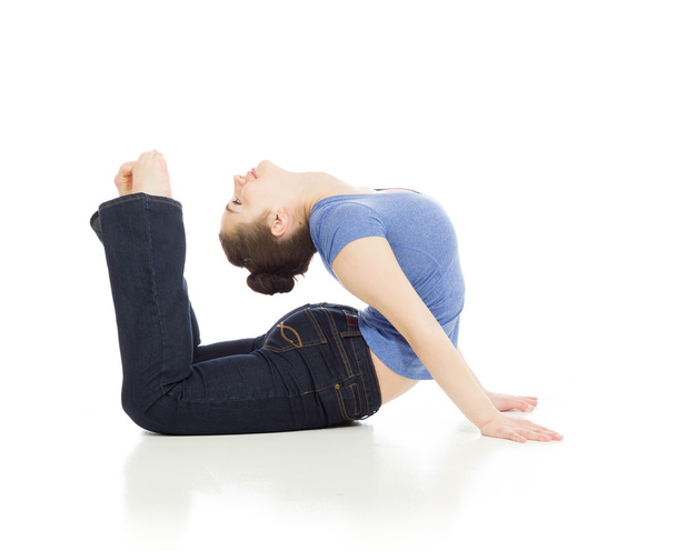 Gymnastic Model stretching - Foto, Imagen