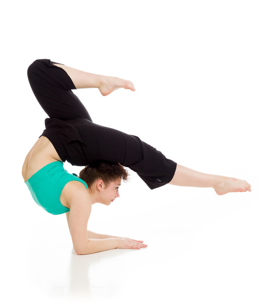 Gymnastic Model stretching - 写真・画像