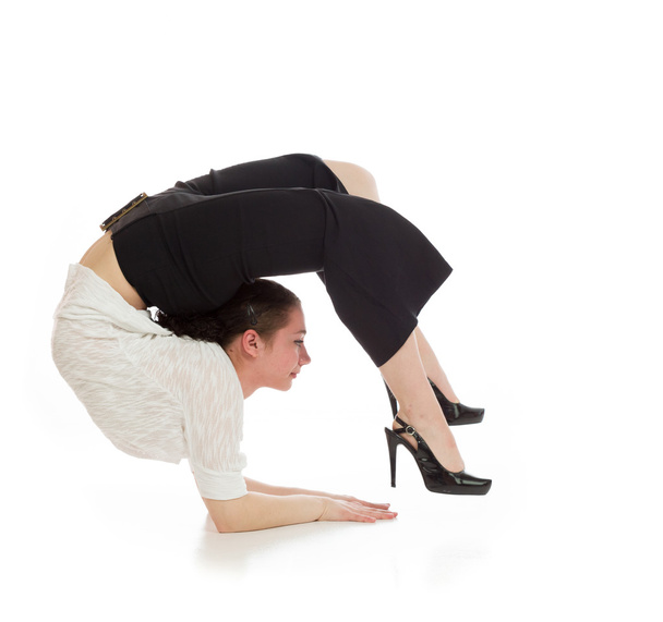 Gymnastic Model stretching - Valokuva, kuva