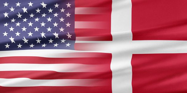 USA and Denmark - Photo, Image