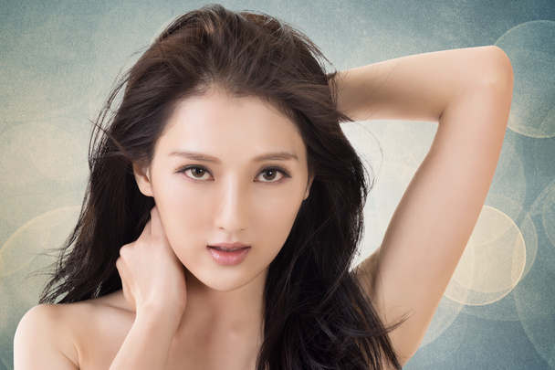 asiatische Schönheit Gesicht - Foto, Bild