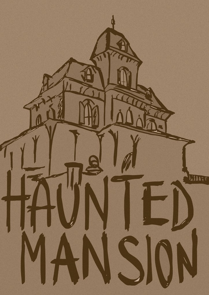 Haunted mansion vintage - Foto, afbeelding