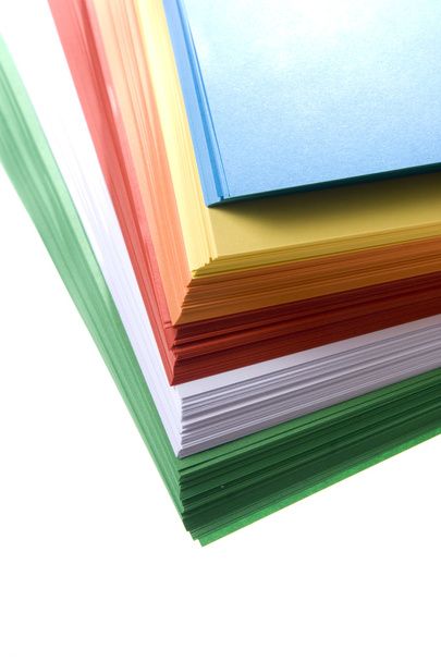 zásobník barevného papíru - Fotografie, Obrázek