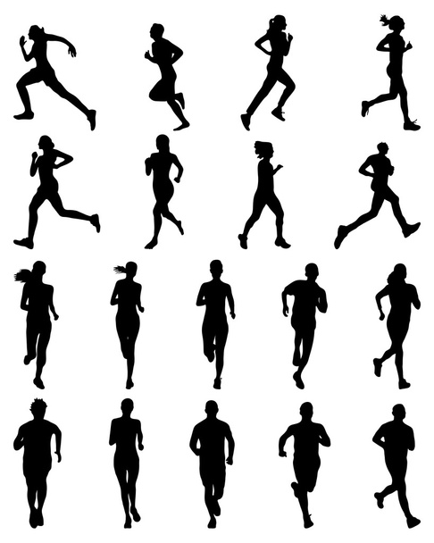 runners - Vector, Image