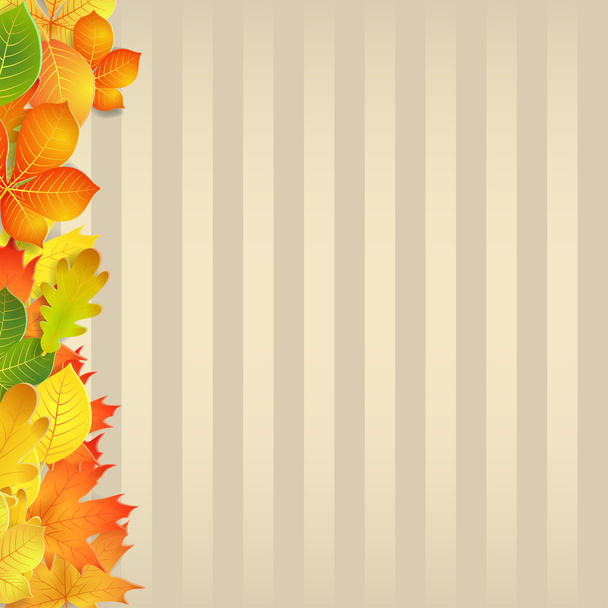 Осенний фон
 - Вектор,изображение