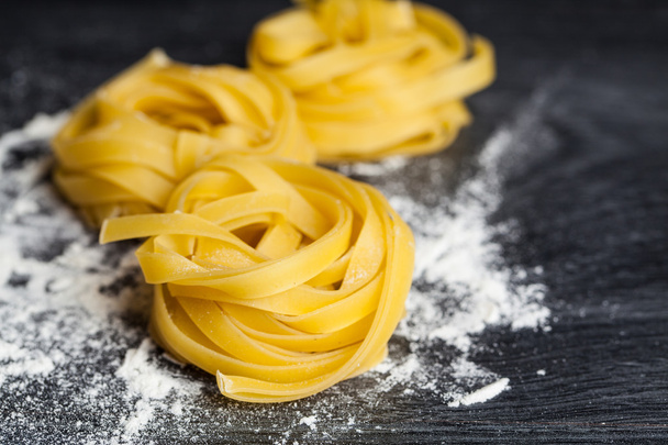 Homemade Raw pasta - Foto, Bild