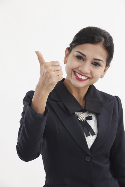 Indian female with thumbs up - Photo, image