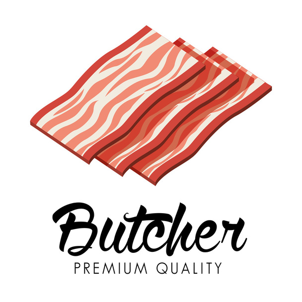 Seal butcher  design - Vector, Image